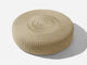 Round Ottoman, Monochrome Outdoor Ottoman Shore Studios Shell Small 