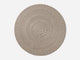 Round Rug Outdoor Rug Shore Studios Small Monochrome Clay 
