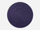 Round Rug Outdoor Rug Shore Studios Small Monochrome Plum 