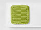 Square Seat Cushion Seat Pad Shore Studios Small Monochrome Lime 