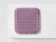 Square Seat Cushion Seat Pad Shore Studios Small Monochrome Lavender 