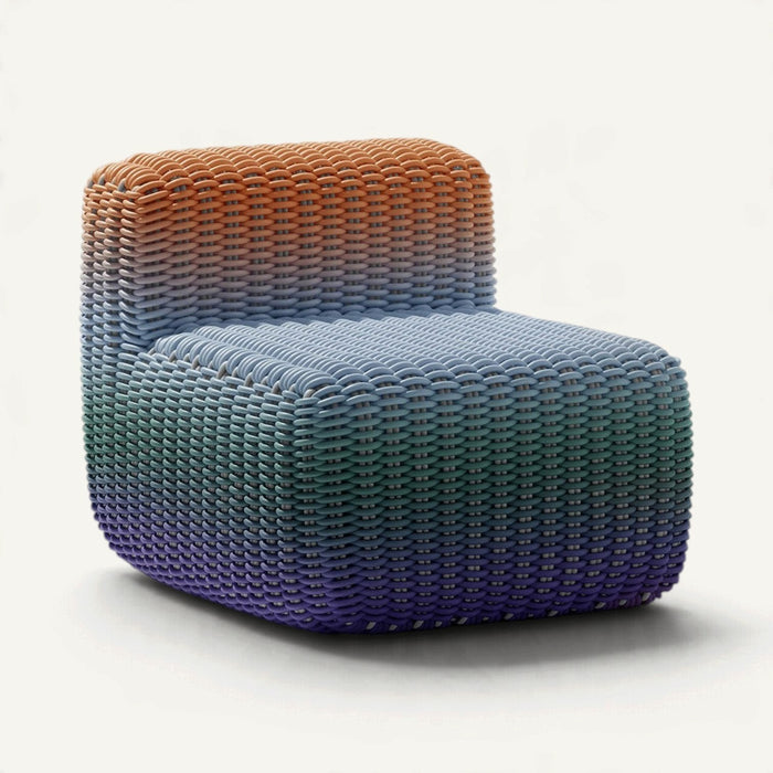 Side Chair Outdoor Lounge Chair Shore Studios Gradient Cosmic Dawn