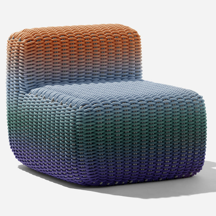 Side Chair Outdoor Lounge Chair Shore Studios Gradient Cosmic Dawn  
