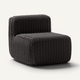 Side Chair Outdoor Lounge Chair Shore Studios Monochrome Charcoal