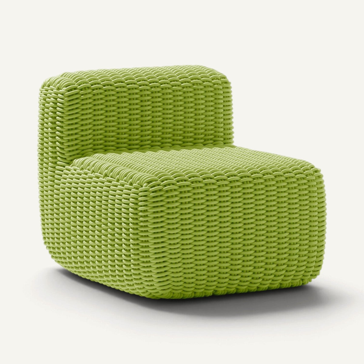 Side Chair Outdoor Lounge Chair Shore Studios Monochrome Lime