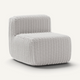 Side Chair Outdoor Lounge Chair Shore Studios Monochrome Marshmallow