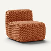 Side Chair Outdoor Lounge Chair Shore Studios Monochrome Peach