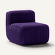 Side Chair Outdoor Lounge Chair Shore Studios Monochrome Plum