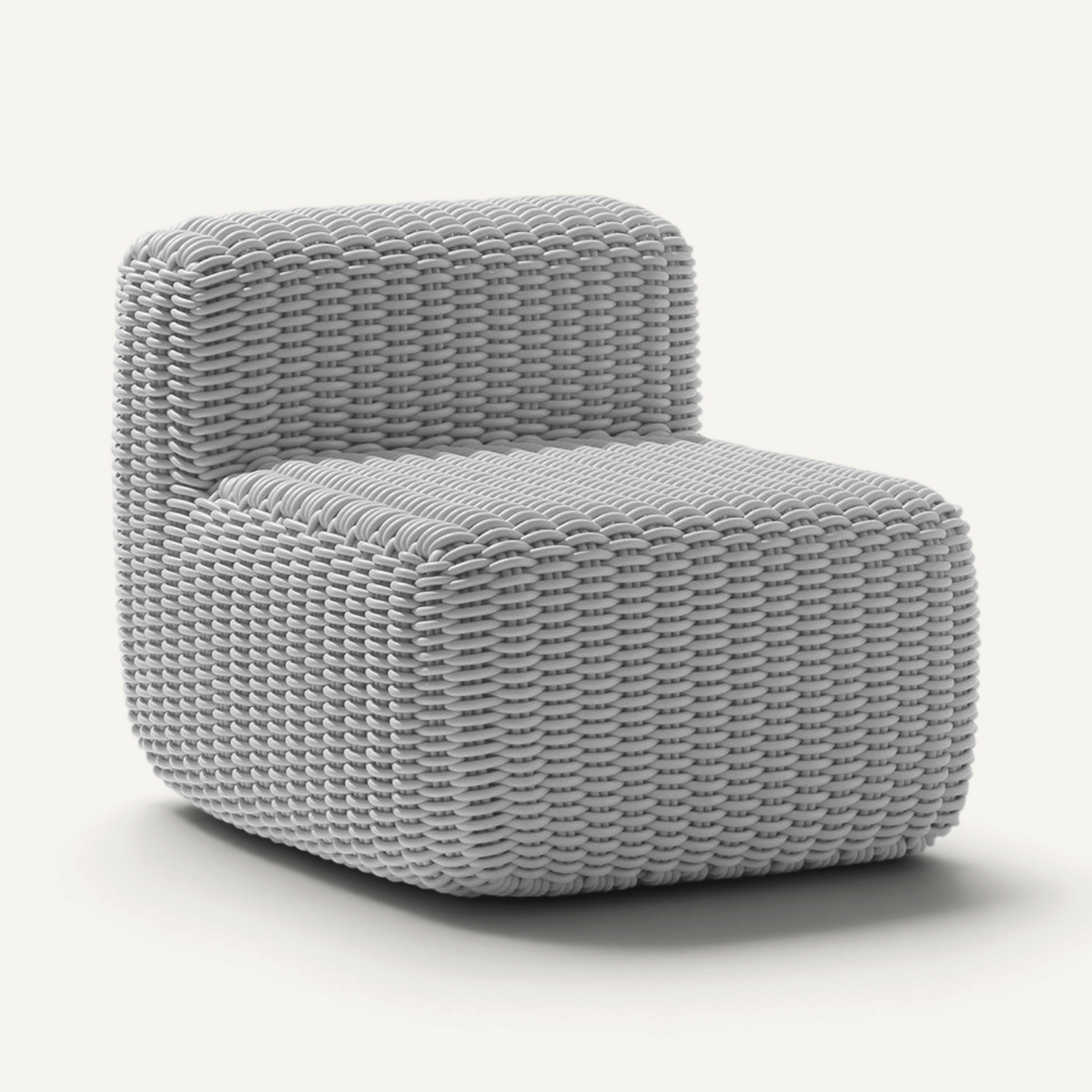 Side Chair Outdoor Lounge Chair Shore Studios Monochrome Smoke
