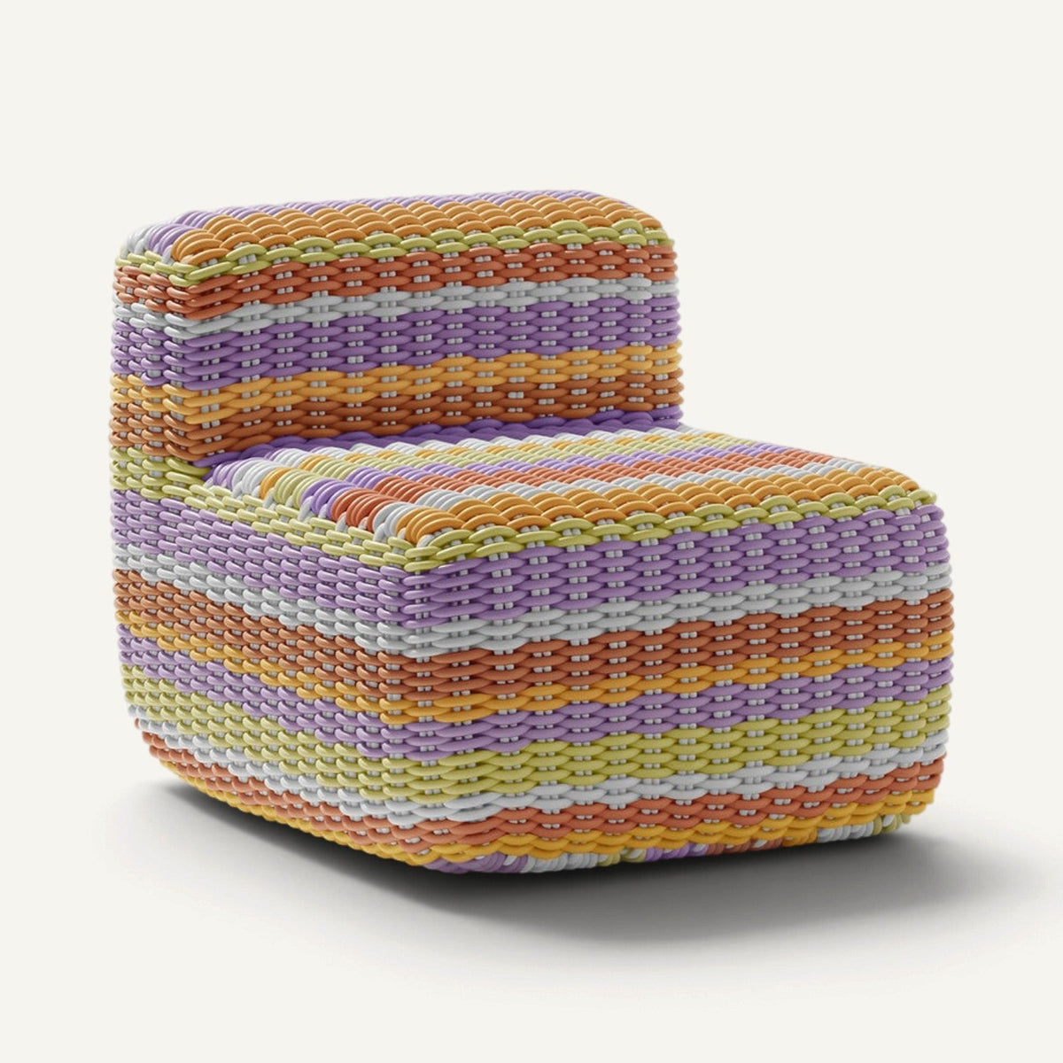 Side Chair Outdoor Lounge Chair Shore Studios Multistripe Beach Party