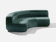 Curved Sofa Sofa Shore Studios Gradient Deep Ocean  