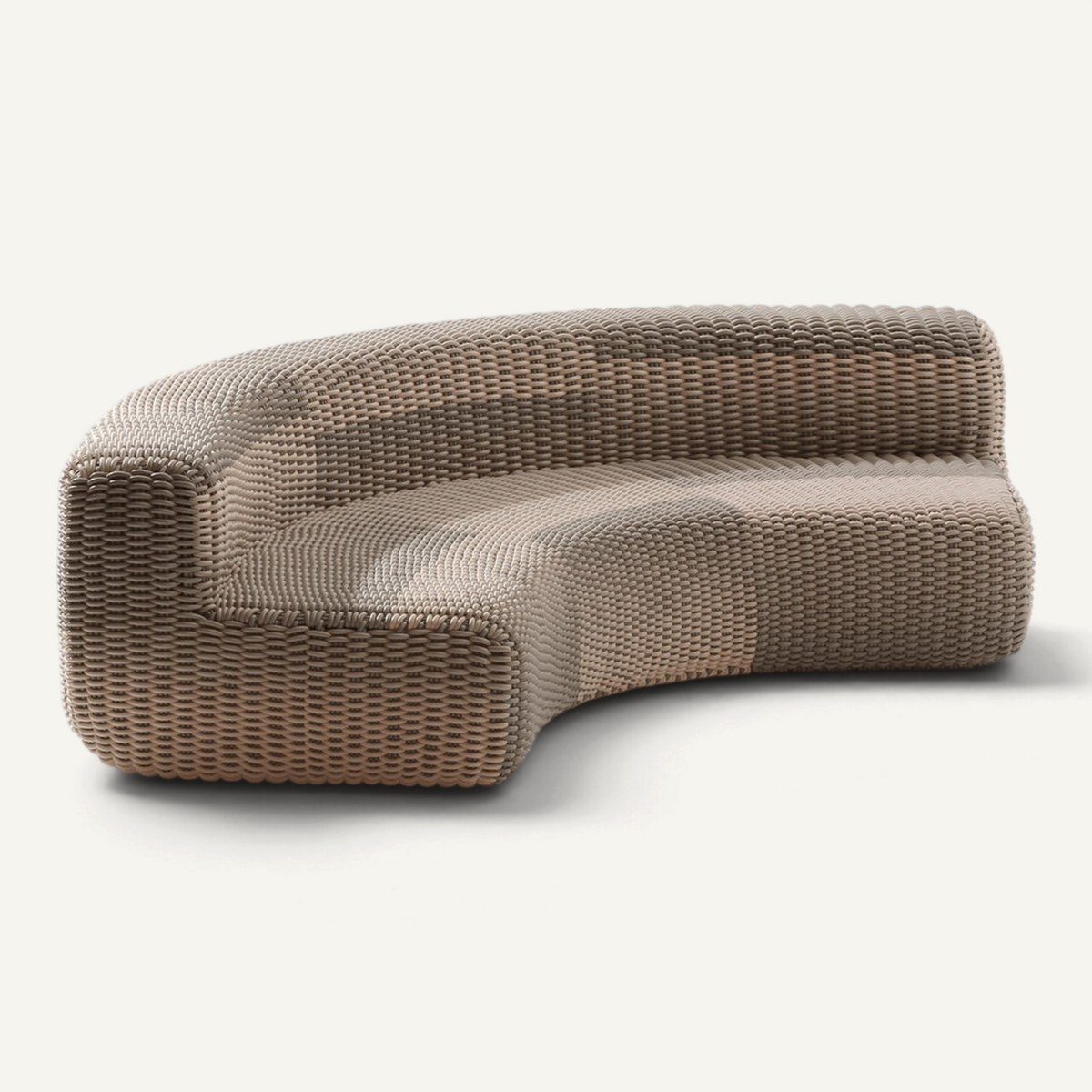 Curved Sofa Outdoor Sofa Shore Studios Gradient Sand Dune