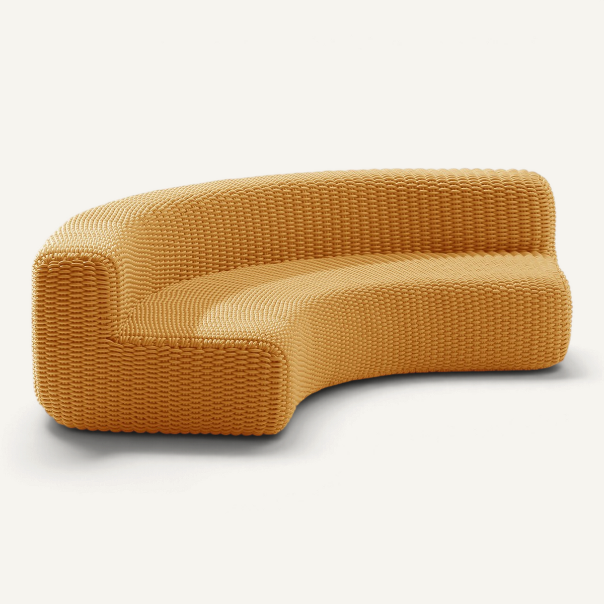 Curved Sofa Outdoor Sofa Shore Studios Monochrome Mango