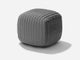 Square Stool Outdoor Ottoman Shore Studios Gradient Soft Stone  
