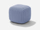 Square Stool Outdoor Ottoman Shore Studios Monochrome River  