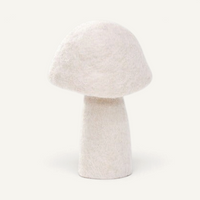 Felt Mushroom - Natural Decor Muskhane Natural Extra Large Dotty Mushroom