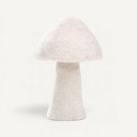 Felt Mushroom - Natural Decor Muskhane Natural Large Dotty Mushroom