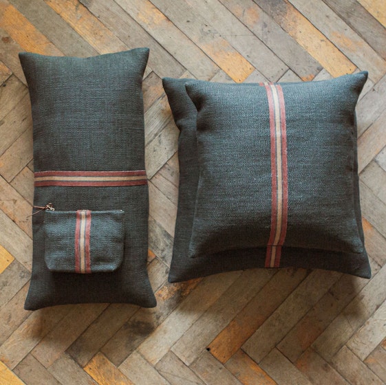 Jasper Pillow, Smoke Pillows & Throws Libeco