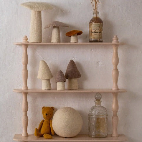 Felt Mushroom - Natural Decor Muskhane
