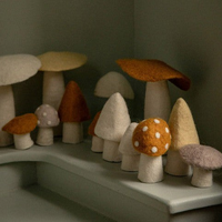 Felt Mushroom - Natural Decor Muskhane