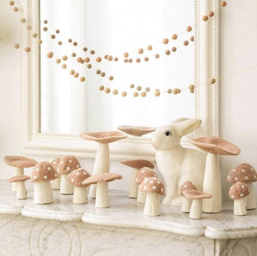 Felt Mushroom Decor Muskhane