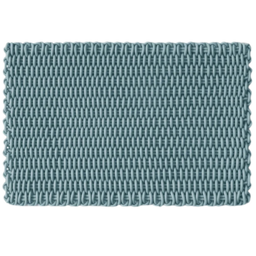 Monochrome Mat Outdoor Rug Shore Studios 2' x 3' Glacier 