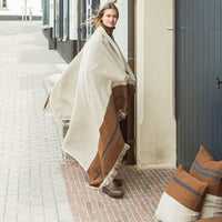 The Highland Stripe Throw Blanket Throw Libeco   