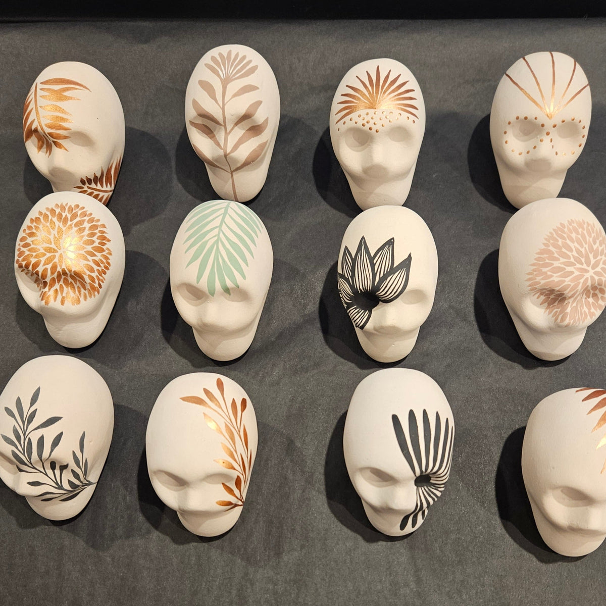 Ceramic Skull Decor Palu