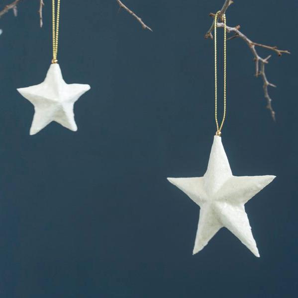 Star Ornament, White Capiz Seasonal & Holiday Decorations Kinta