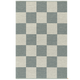 Checkerboard Icon Rug Area Rug Kasthall 2’10” x 7’11” Polarized Blue 