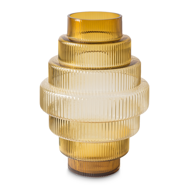 Steps Vase Vase Pols Potten Amber Large