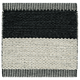 Wide Stripe Icon Rug Area Rug Kasthall 3’ x 9’ Midnight Black 554 