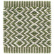 Ingrid Icon Rug Area Rug Kasthall 3’ x 9’ Green and White 