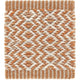 Ingrid Icon Rug Area Rug Kasthall 3’ x 9’ Orange and White 