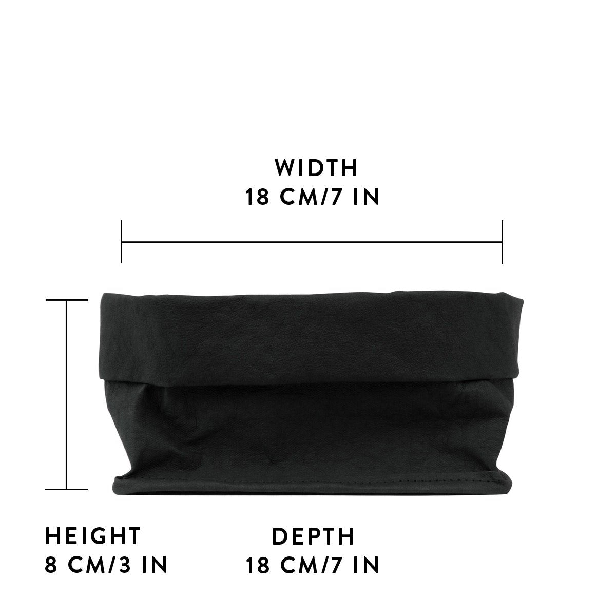 Lollie Bag Basket Uashmama Large Black