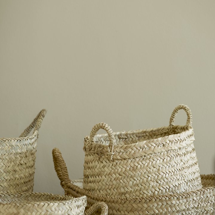 Natural Palm Basket Basket Tine K Home   