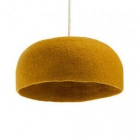 Plain Yurt Felt Lampshade Lighting Muskhane Gold XXL Shade Only
